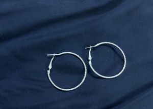 Silver Hoop Earrings