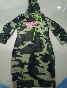 Camo Print Bodycon Midi