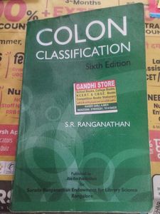 Colon Classification Sixth Edition