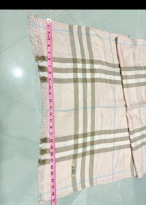 Burberry Pink  check Scarf
