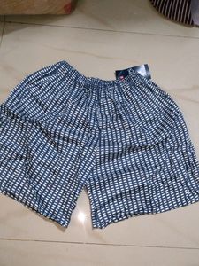 Chaps Navy Blue Shorts (Women)