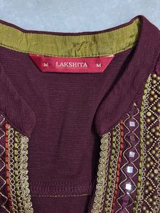 Branded Maroon Kurta