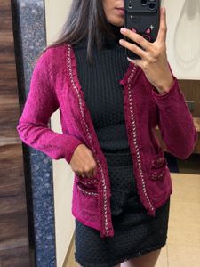 Elegant Knit Cardigan Jacket