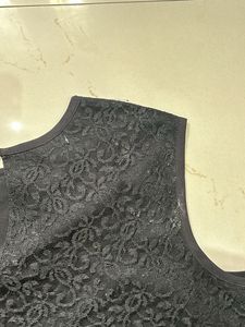 Black Net Kurti