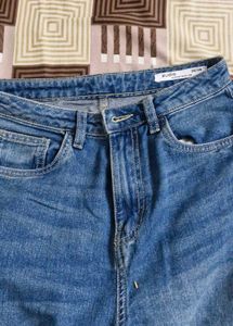 Wide Leg Denim Jeans