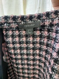 Woolen Overshirt Pink n black Check by Primark