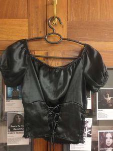 Off-Shoulder Corset Top