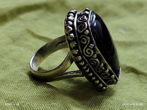 Black Stone Ring