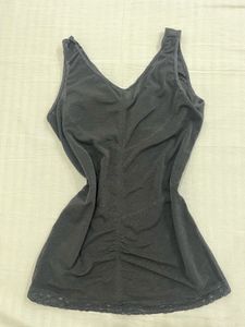 Black &amp; Red Lace Bustier Tank Top