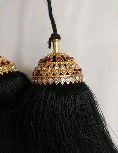 Black Tassel Dupatta Latkan