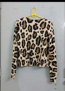 Chetah Print Cardigan