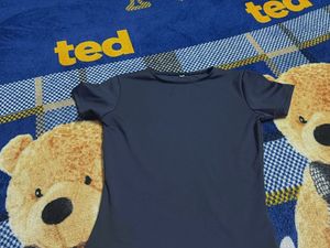 Dark Blue Basic T-Shirt