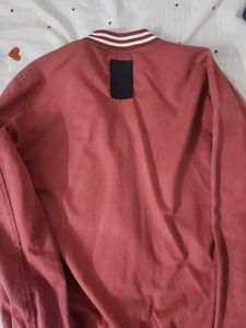 Maroon Bomber Jacket