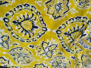 Yellow Printed Kurta