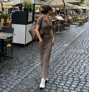 Brand New (Newme) Solid Slit Ribbed Dress