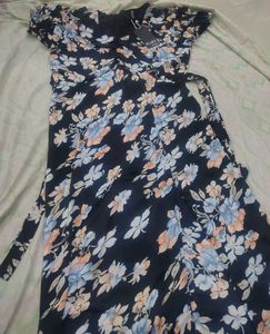 Floral Wrap Dress