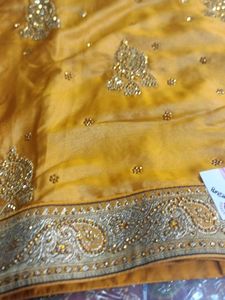 Elegant Yellow Saree