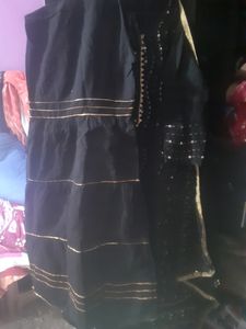 Black Kurti With Plazzo