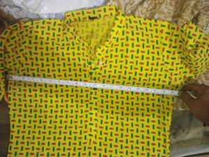 Yellow Printed Kurta