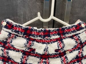 Gucci Tweed White Checkered Shorts Women
