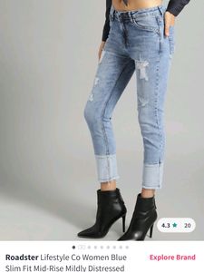 💯👖Denim Roadster Branded Myntra Jeans