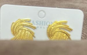 Gold Fashion Earrings