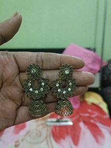Golden Oxidised Earring Set - 3 Unique Styles