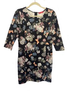 ELLE Floral Stretchable Mini Dress (L)