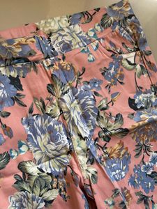 Floral Print Skinny Jeans