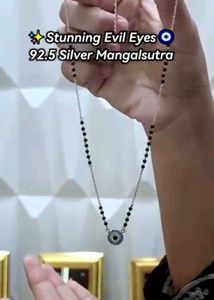 Evil Eye Mangalsutra Pure Silver 925