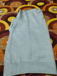 Cozy Grey Knit Sweater