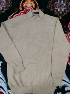 Beige Knit Pullover