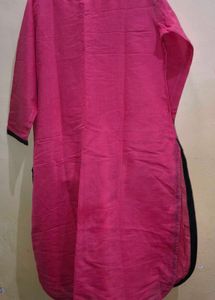 XXL Pink &amp; Black  Only Kurta
