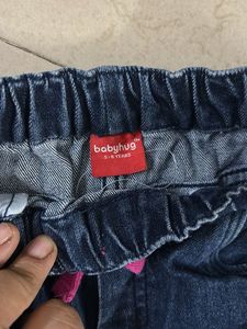 Babyhug Denim Joggers