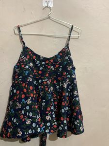 Cute Little Strappy Peplum Top