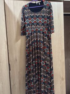 Patterned Maxi Dress