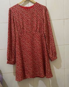 Floral Print Mini Dress