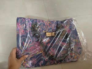 Brand New With Tag Embroidered Handbag