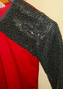 Red &amp; Black Party Dress