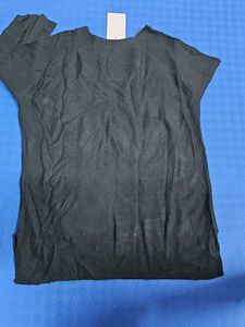 Stylish Black Knit Top