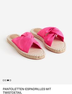 H&M Pink Bow 🎀 Pinteresty Espadrille Flats