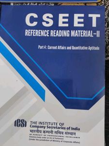 CSEET Study Material - Set of 4