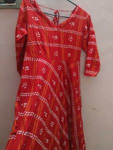 Beautiful Red Jaipuri Kurta