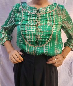 Vintage Green Tunic
