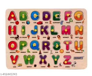 Alphabet Wooden Puzzle Board