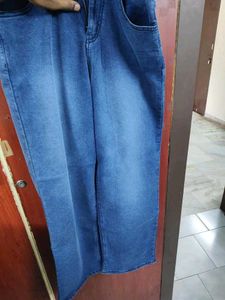 KOTTY Solid Denim Baggy