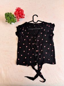 ✨Black cotton top from RIO (Size S) ✨