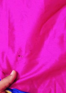Elegant Pink &amp; Blue Saree