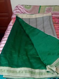 Saree With Kasavu Border