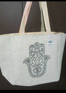 100% Hemp Women&#39;s Tote Bag Big Size